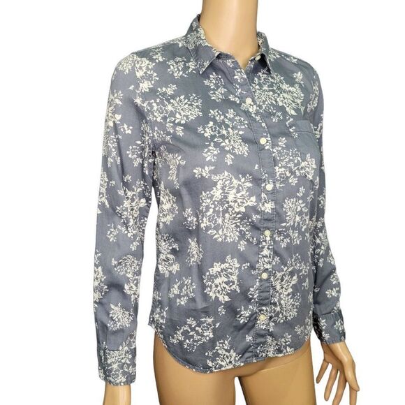 Gap Women's The Fitted Boyfriend Shirt (Size XXS) - Picture 7 of 7